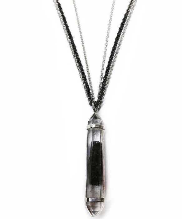 Black Tibetan Quartz Protection Necklace